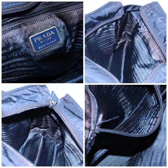 PRADA Hand Bag Nylon Navy Auth - Picture 14 of 16